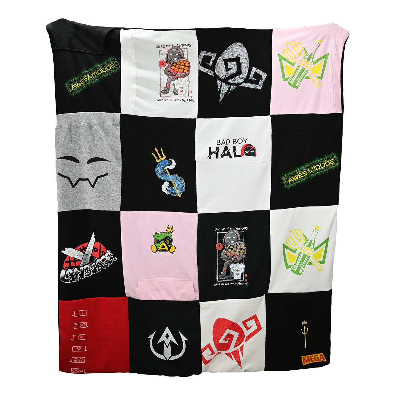 BadBoyHalo and awesamdude MEGACON Exclusive Handcrafted Quilted Blankets