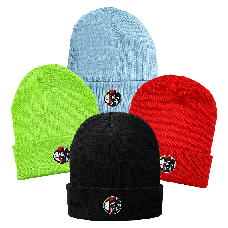 Dream Team Thirds Embroidered Cuffed Beanie