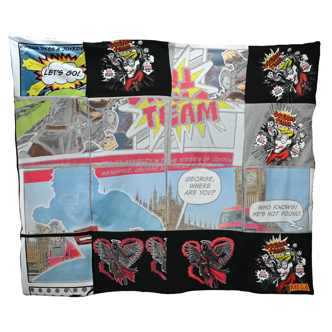 Dream Team MEGACON Exclusive Handcrafted Quilted Blankets