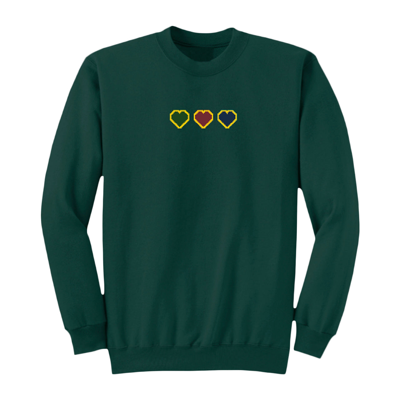 Dream Team Pixel Heart Crewneck Sweatshirt