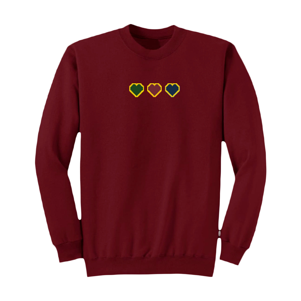 Dream Team Pixel Heart Crewneck Sweatshirt