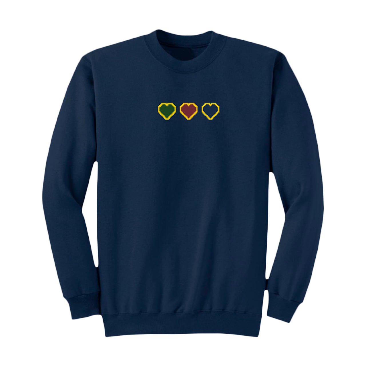 Dream Team Pixel Heart Crewneck Sweatshirt