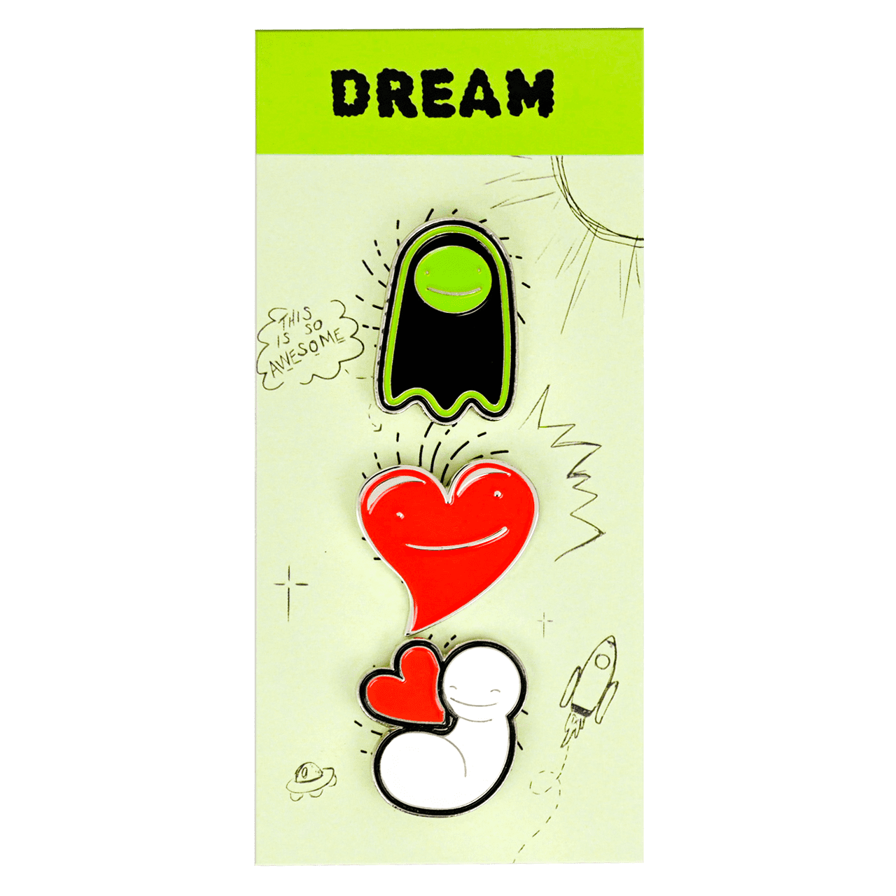Dream Team Pins Ghost Set 3 Pack