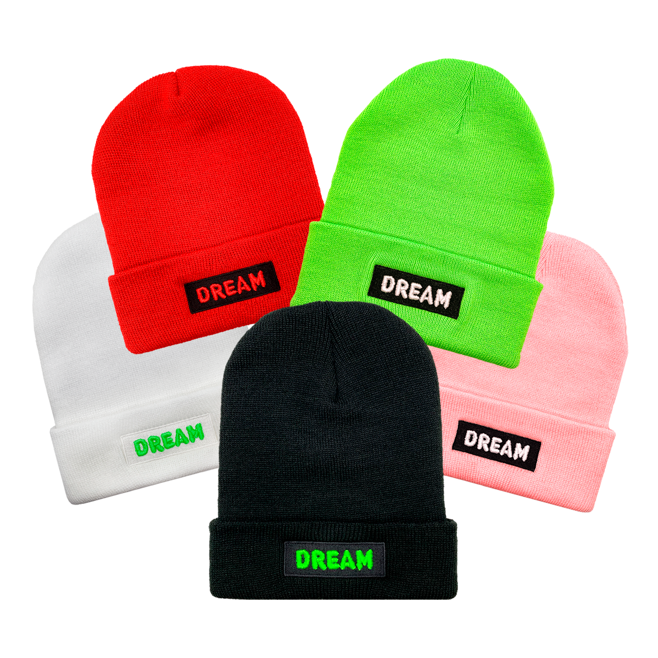 Dream Puff Cuffed Beanie