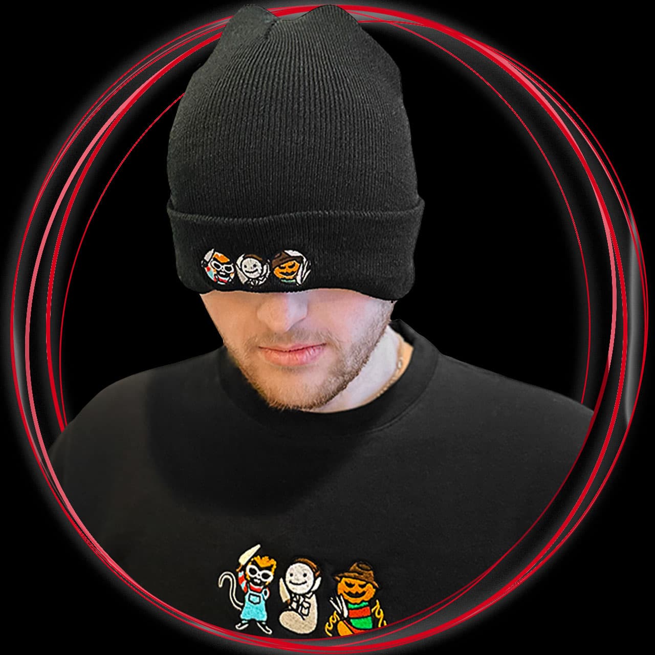 Dream Team Halloween Cuffed Beanie