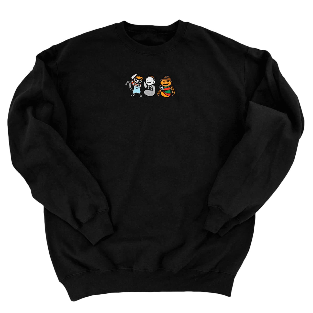 Dream Team Halloween Embroidered Crewneck Sweatshirt