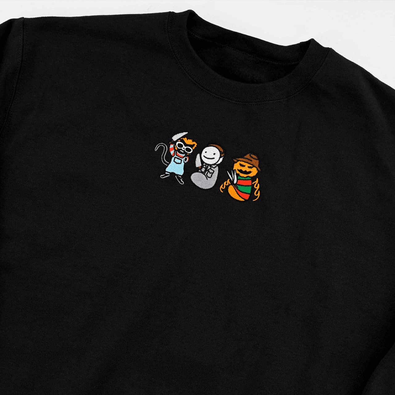 Dream Team Halloween Embroidered Crewneck Sweatshirt