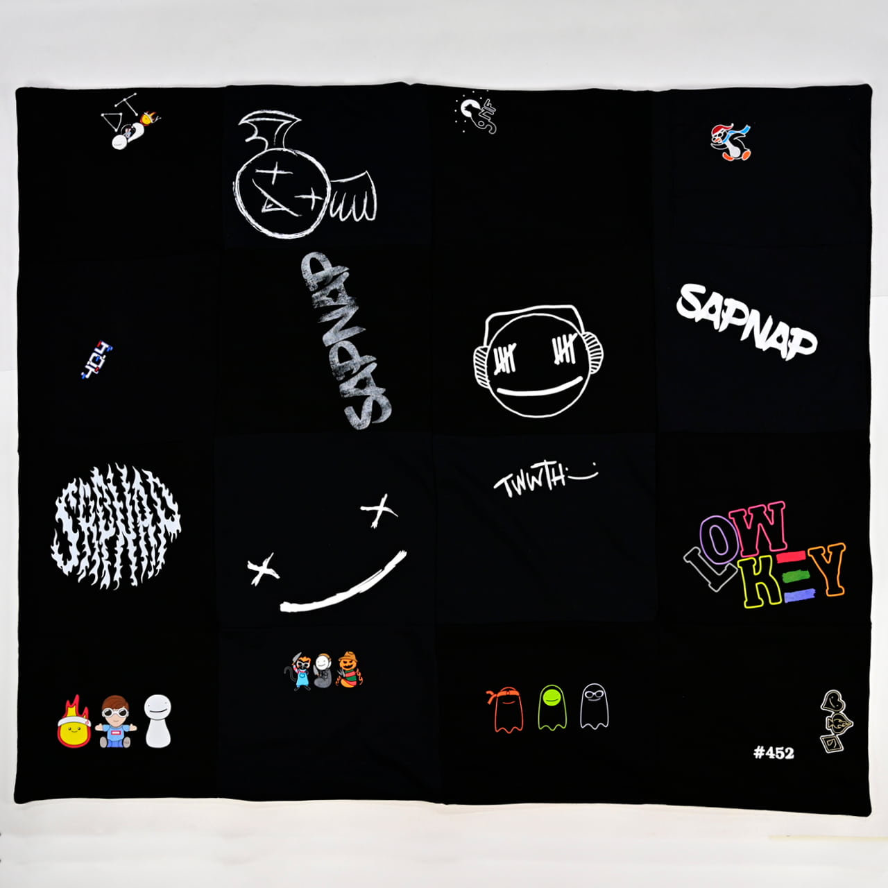 Dream Team Dark Serialized Handcrafted Quilt