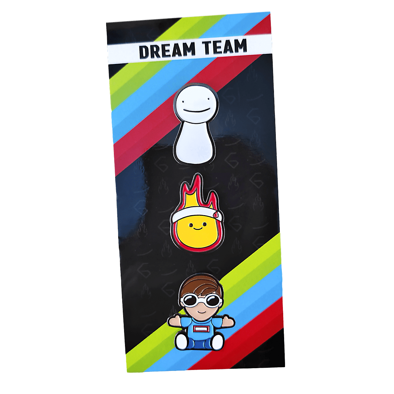 Dream Team Plushie Pins 3 Pack