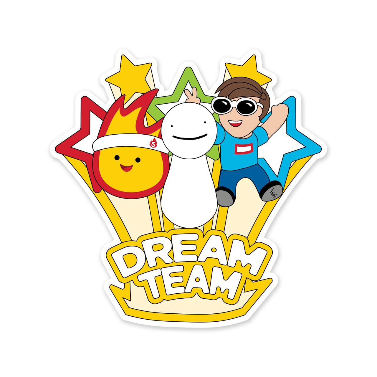 Dream Team Character sticker