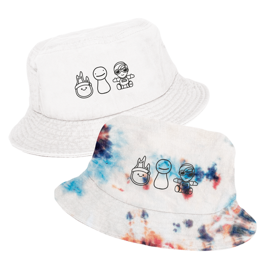 Dream Team Characters White Bucket Hat